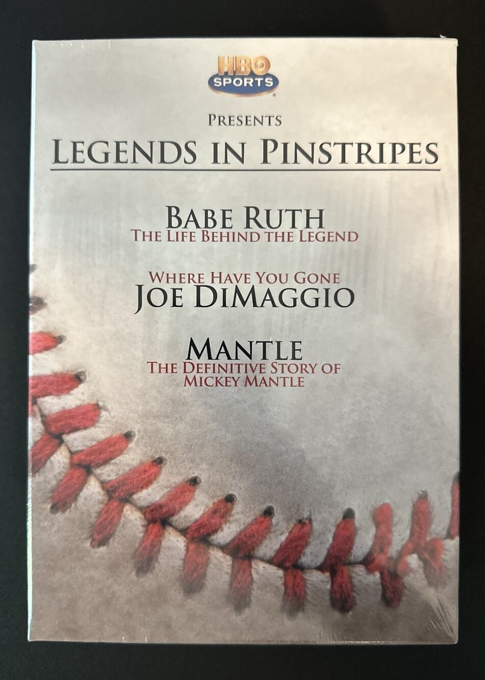 HBO Sports Legends in Pinstripes DVD 3-Disc Set Babe Ruth Mantle DiMaggio
